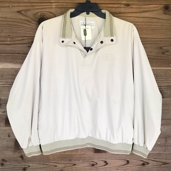 TEHAMA Jackets & Coats Tehama Clint Stone 4 Snap Button Windbreaker